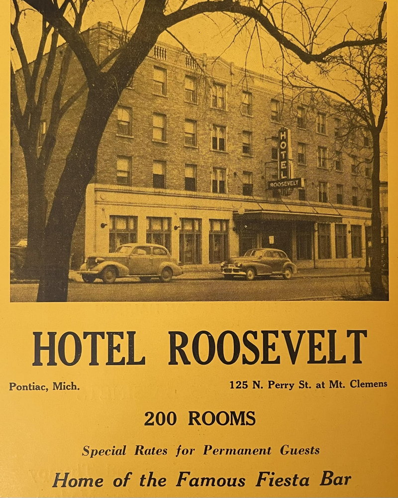 Hotel Roosevelt - Ad (newer photo)